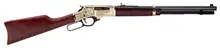 Henry Brass Wildlife Edition 30-30 Win Lever Action Rifle, 20" Blued Barrel, American Walnut, 5+1 Round - H009BWL