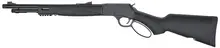 Henry Big Boy X Model Lever Action Rifle, .45 Colt, 17.4" Threaded Barrel, 7+1 Rounds, Fiber Optic Sights, Synthetic Stock, Matte Black - H012CX