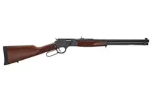 Henry Big Boy Steel Side Gate Lever Action Rifle, .44 Mag, 20" Barrel, 10+1 Rounds, American Walnut Stock, Blued Finish - H012G