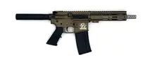 Great Lakes Firearms GLFA AR-15 Pistol .223 Wylde 7.5" Stainless Barrel Bronze