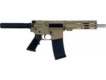 GLFA AR15 Pistol .223 Wylde with 7.5" Stainless Barrel in FDE by Great Lakes Firearms