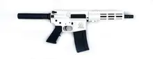 Great Lakes Firearms GLFA AR-15 Pistol .223 Wylde, 7.5" Nitride Barrel, White Finish, 30rd Magazine