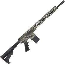 Great Lakes Firearms & Ammo AR15 .450 Bushmaster Pursuit Semi-Auto Rifle with 18" Nitride Barrel and Green Camo