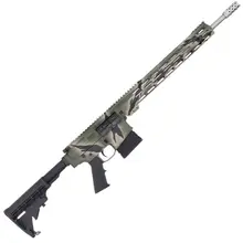 Great Lakes Firearms GLFA AR10 Semi-Auto Rifle .308 WIN, 18" S/S, 10RD, Pursuit Green Camo