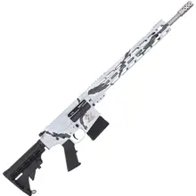 Great Lakes Firearms GLFA AR10 Semi-Auto Rifle 6.5CM 20" S/S BBL 10-Shot Pursuit Snow Camo