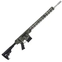 Great Lakes Firearms GLFA AR10 Semi-Auto Rifle .243 Winchester 24" Stainless Steel Barrel, 5-Round, Pursuit Green Camo