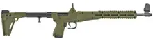 Kel-Tec Sub-2000 G2 9mm Semi-Automatic Rifle with Glock 17 Magazine, 16.25" Barrel, 10-Round Capacity, OD Green Grip