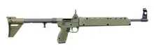 Kel-Tec Sub-2000 Gen 2 Semi-Automatic Rifle - .40 S&W, 16.1" Barrel, 15-Round Glock 22 Magazine, Green Grip