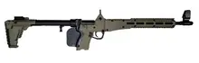 KEL-TEC SUB-2000 9MM GLK17 FDE Semi-Automatic Sporting Rifle - 10+1 Rounds, Tan