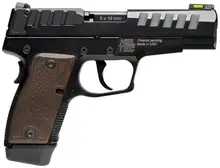 Kel-Tec P15 9mm Pistol with 4" Barrel, 15-Round Capacity, Black Nitride Slide, and Walnut Grips