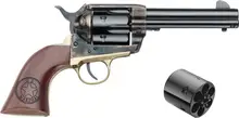 Pietta US Marshall 1873 GW2 .45 Colt/ACP Revolver, 4.75" Blued Barrel, 6 Rounds, Case Hardened Finish with Engraved Walnut Grip - HF45USM434