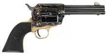 Pietta EMF Gunfighter 357 Magnum, 4.75in Barrel, Blued/Black Checkered Grip, 6 Round Capacity
