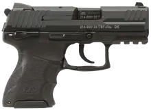 Heckler & Koch P30SKS V3 Subcompact 9mm Pistol with Ambidextrous Safety, Rear Decocking Button, and Interchangeable Backstrap Grip