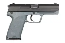 Heckler & Koch USP V1 45 ACP 4.41" 10+1 Round Gray Polymer Grip Blued Steel Pistol - CA Compliant (704501GY-A5)