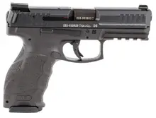 HK VP40-B Semi-Automatic Pistol .40 S&W, 4.09" Barrel, Night Sights, Push Button Mag Release, 13-Round, Black (81000270)