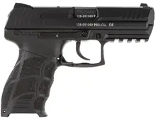 Heckler & Koch P30 V1 Light LEM 9mm Luger Pistol, 3.85" Barrel, 10-Round, Black with Interchangeable Backstrap Grip