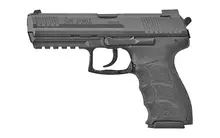 HK P30L V3 9MM Luger Pistol, 4.45" Barrel, 17 Rounds, Night Sights, Black Polymer Frame, Long Slide, DA/SA, Rear Decocker