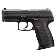 HK P2000 V2 LEM DAO .40 S&W Pistol, 3.66" Barrel, 10-Round, Black