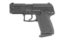 Heckler & Koch USP45 Compact V1 Pistol, .45 ACP, 3.78" Barrel, 8+1 Rounds, Black Polymer Grip, Night Sights