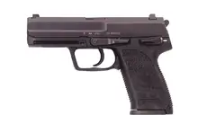 Heckler & Koch USP V1 9mm Luger Semi-Automatic Pistol, 4.25" Barrel, Night Sights, Black, 10-Round Magazine, DA/SA, Polymer Grip
