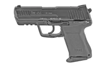 Heckler & Koch HK45C V1 Compact Semi-Automatic Pistol, .45 ACP, 3.94" Barrel, 8-Round Capacity, 2 Magazines, Black Polymer Frame