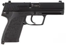 Heckler & Koch USP40 V1 .40 S&W Semi-Automatic Pistol, 4.25" Barrel, 13-Round, Black, Decocker, 3-Dot Sights (81000314)