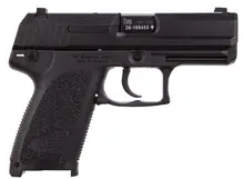 Heckler & Koch USP40 Compact V1 Semi-Automatic Pistol - .40 S&W, 3.58" Barrel, 12-Round, DA/SA, Safety/Decocker, Matte Black Finish