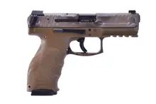 Heckler & Koch VP9 9MM FDE/Camo 4.1" Barrel 17-Rounds Pistol with Front Serrations and Interchangeable Backstraps