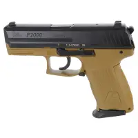 Heckler & Koch HK P2000 V3 9mm 3.66" Bbl DA/SA NMS FDE Pistol w/(3) 13rd Mags & Night Sights 81000840