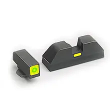 AmeriGlo CAP Tritium Night Sights for S&W M&P with Green Front, Lime Outline and Bar SW-614