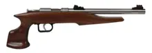 Keystone Sporting Arms Chipmunk Hunter .22LR Bolt Action Pistol, 10.5" Threaded Stainless Steel Barrel, Walnut Stock - 40101