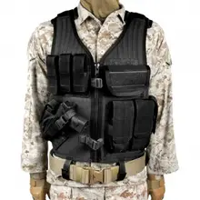 Blackhawk Omega Elite Right Hand Adjustable Tactical Vest, Nylon Mesh, Black