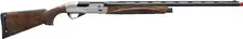 Benelli Ethos Sport 28GA Semi-Automatic Shotgun with 28" Barrel, AA-Grade Satin Walnut Stock and Brushed Nickel-Plated Receiver - 10485