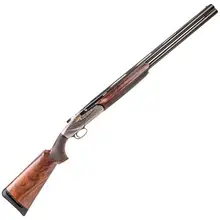 Benelli 828U Limited Edition 12 Gauge Over/Under Shotgun - 28in, Brown with Engraved Nickel-Plated Receiver