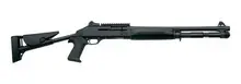 Benelli M1014 Semi-Automatic 12 Gauge Tactical Shotgun with Pistol Grip, 18.5" Barrel - Black