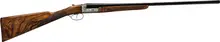 Chapuis Armes Chasseur Classic 12 GA Side-by-Side Shotgun with 28" Barrel, Engraved Box-Lock, Walnut Finish