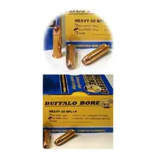 Buffalo Bore Heavy .38 Special +P 125 Grain Jacketed Hollow Point Ammunition, 20 Rounds - 20B/20