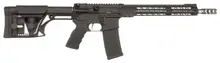 Armalite M-15 Competition 3-Gun Semi-Automatic Rifle, .223 Wylde/5.56 NATO, 13.5" Barrel with Pinned & Welded Brake, 30+1 Rounds, Black Hard Coat Anodized, Adjustable Luth-AR MBA-1 Stock