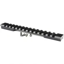 Warne Mountain Tech Tactical Ruger American Short Action 1-Piece Scope Rail, Black Anodized Aluminum