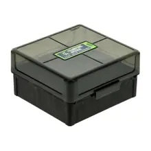 Frankford Arsenal 100-Round Hinge-Top Ammo Box for 243/308 Win, 22-250 Rem, 7mm-08 - Gray (Model: 1083801)