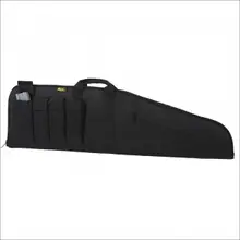 US PeaceKeeper P20035 Black 35" Rifle Case with 600D Polyester, Brushed Tricot Liner, and Lockable Zippers