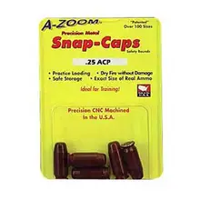 A-Zoom .25 Auto Metal Snap Caps, 5 Pack