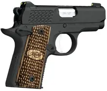 Kimber Micro Raptor 380 ACP 2.75" Barrel Pistol with Night Sights and Zebrawood Grips - 6 Rounds, Black