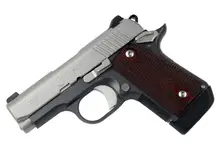 Kimber Micro 9 CDP 9MM Semi-Automatic Pistol with 3.15-Inch Barrel, Tritium Night Sights, and Rosewood Grips - KIM3300097