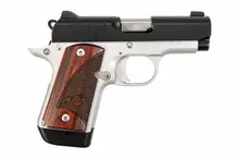 Kimber Micro 9 Two-Tone 9mm Semi-Automatic Pistol with 3.15" Barrel and Rosewood Grips - Model #3300099