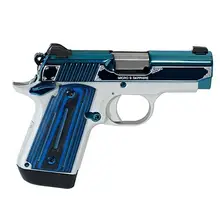 Kimber Micro 9 Sapphire 9mm 3.15" Barrel Semi-Automatic Pistol with Night Sights, Blue Finish - Model 3300111