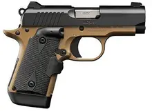 Kimber Micro 9 Desert Night LG 9mm Semi-Automatic Pistol with Crimson Trace Lasergrips