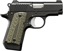 Kimber Micro TLE .380 ACP Semi-Automatic Pistol with Tritium Night Sights and Green G-10 Grips