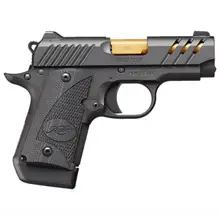 Kimber Micro 9 ESV Black Semi-Automatic Pistol, 9mm, 3.15" Tin Gold Barrel, 7-Round, with Night Sights - #3300199