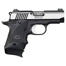Kimber Micro 9 STG Semi-Auto Pistol, 9mm Luger, 3.15in Stainless/Black, 7+1 Rounds, Fiber Optic Sight